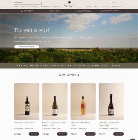 Dynamic Vines homepage