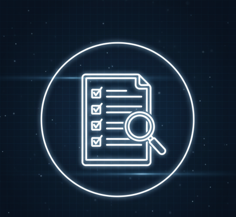 Digital sheet with ticks next to tickboxes 